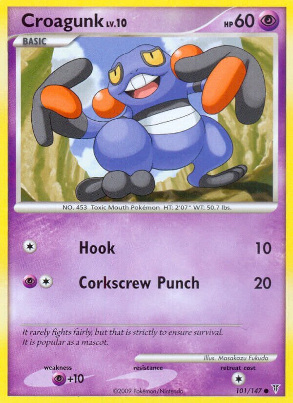 Croagunk 101/153 — Supreme Victors (English Pokémon TCG card)