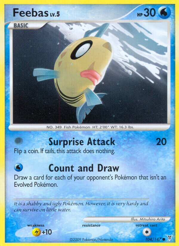 Feebas 104/153 — Supreme Victors (English Pokémon TCG card)