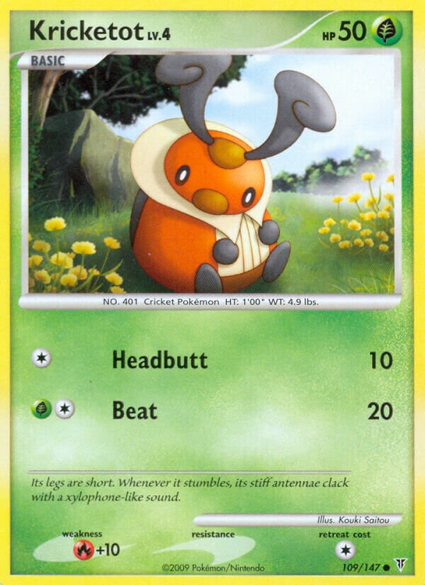 Kricketot 109/153 — Supreme Victors (English Pokémon TCG card)