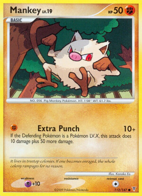 Mankey 112/153 — Supreme Victors (English Pokémon TCG card)