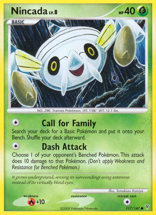 Nincada 117/153 — Supreme Victors (English Pokémon TCG card)