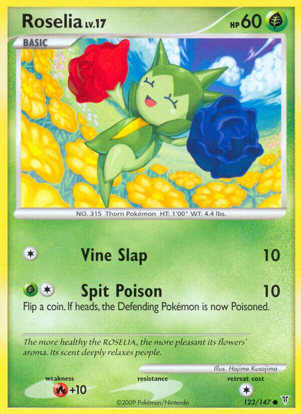Roselia 123/153 — Supreme Victors (English Pokémon TCG card)