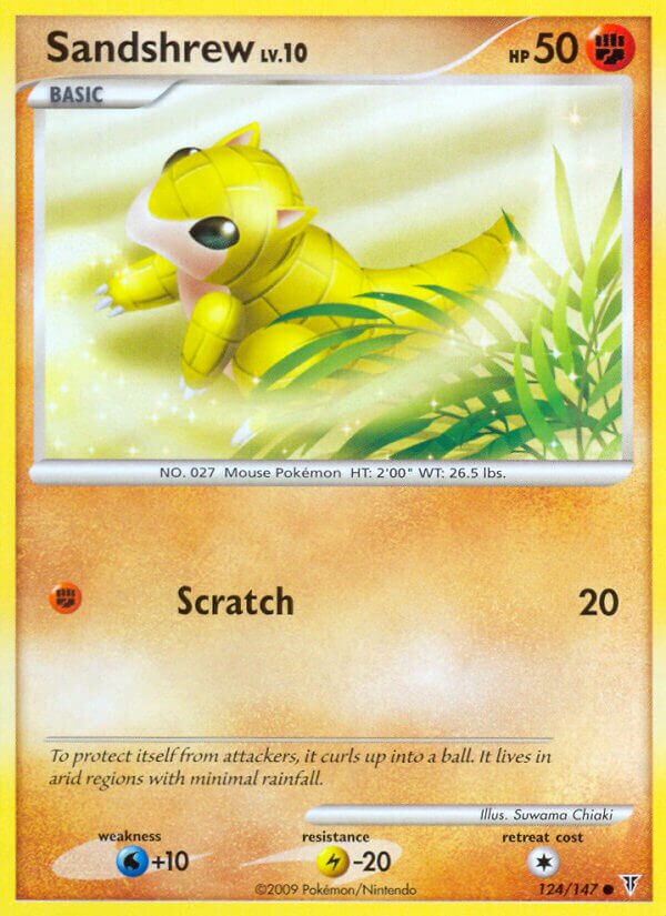 Sandshrew 124/153 — Supreme Victors (English Pokémon TCG card)