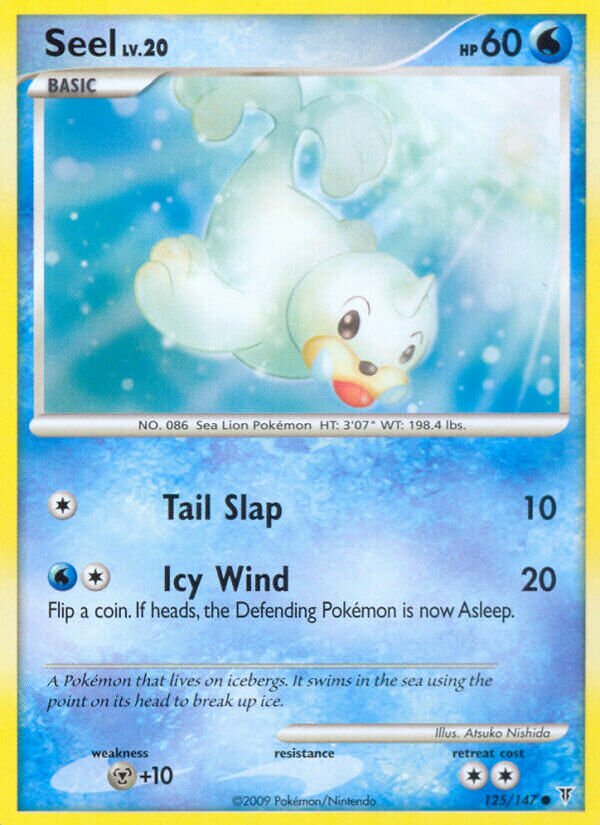 Seel 125/153 — Supreme Victors (English Pokémon TCG card)
