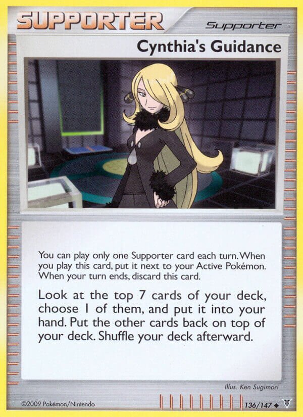 Cynthia's Guidance 136/153 — Supreme Victors (English Pokémon TCG card)
