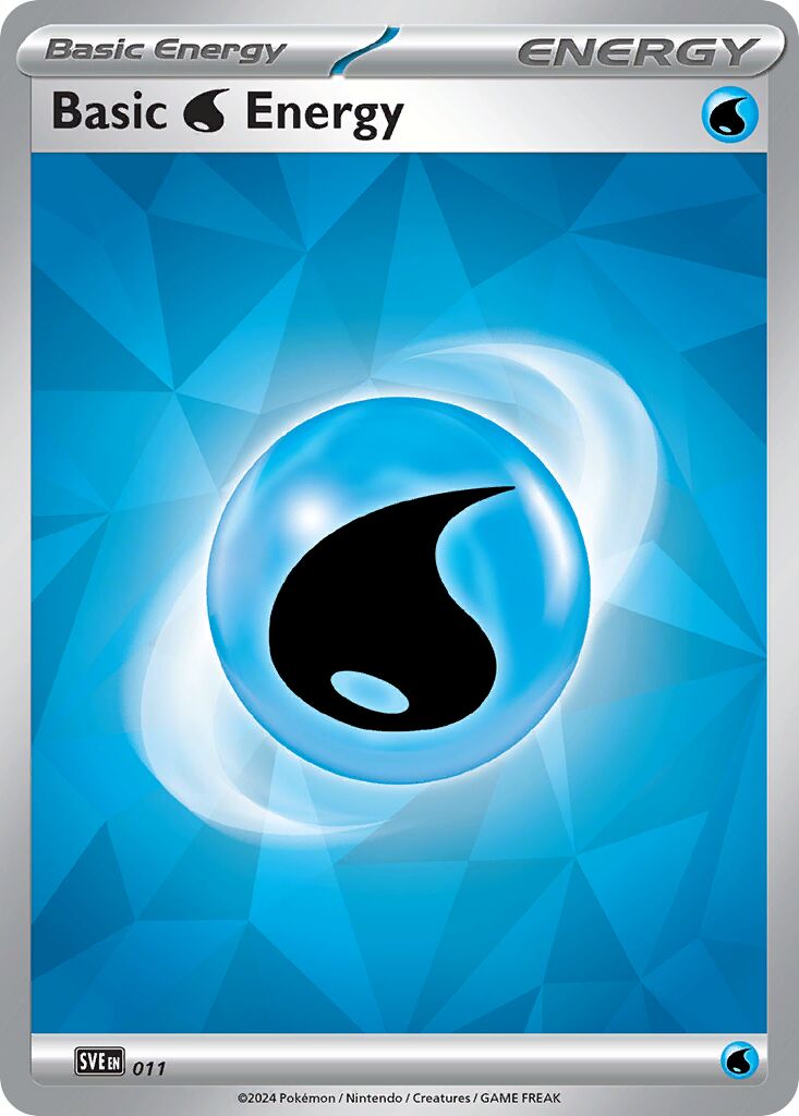 Basic Water Energy 011 — Play! Pokémon Prize Pack Series Seven (English Pokémon TCG card)