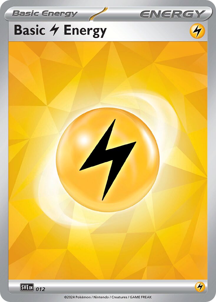 Basic Lightning Energy 012 — Play! Pokémon Prize Pack Series Seven (English Pokémon TCG card)
