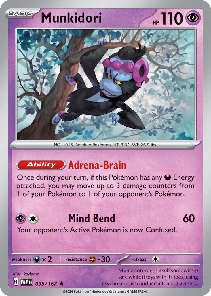 Munkidori 095 — Play! Pokémon Prize Pack Series Seven (English Pokémon TCG card)