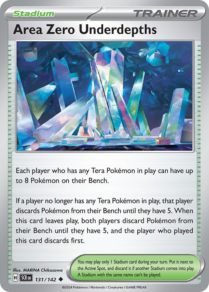 Area Zero Underdepths 131 — Play! Pokémon Prize Pack Series Seven (English Pokémon TCG card)