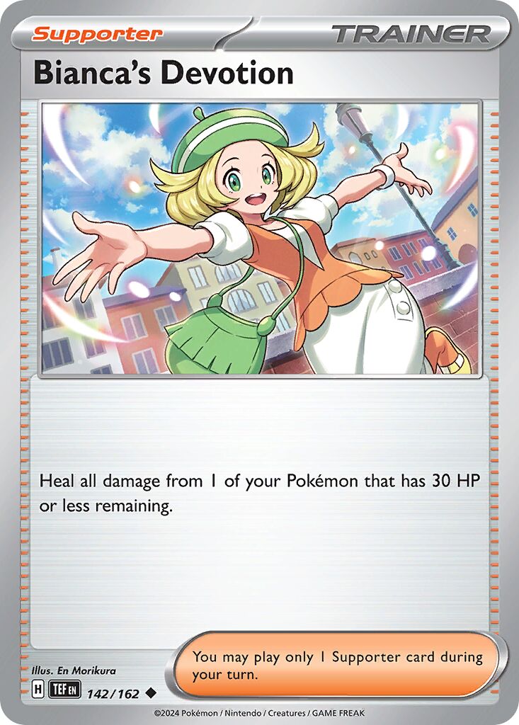 Bianca's Devotion 142 — Play! Pokémon Prize Pack Series Seven (English Pokémon TCG card)