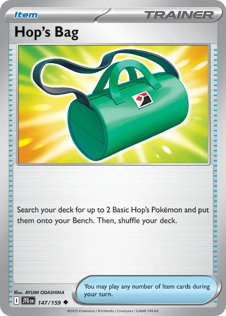 Hop's Bag 147 — Play! Pokémon Prize Pack Series Seven (English Pokémon TCG card)