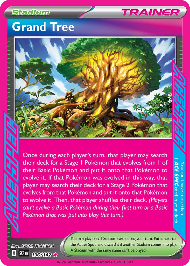 Grand Tree 136 — Play! Pokémon Prize Pack Series Six (English Pokémon TCG card)