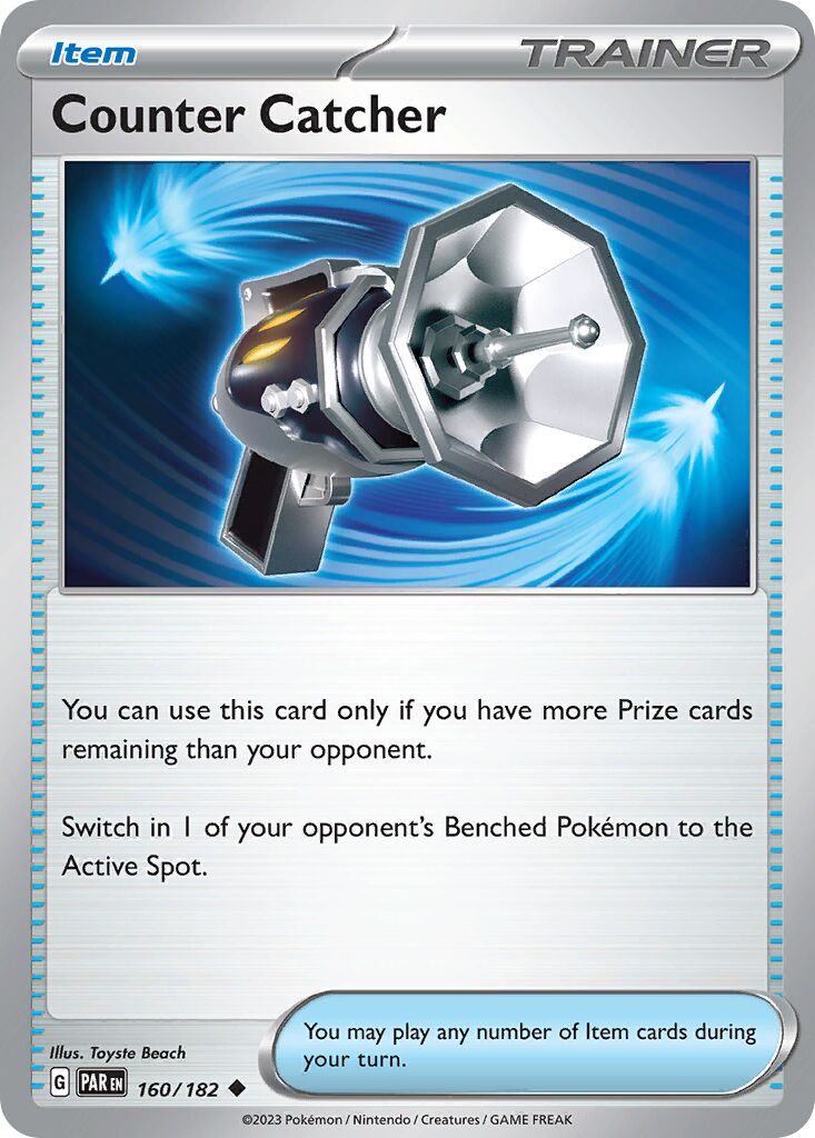 Counter Catcher 160 — Play! Pokémon Prize Pack Series Six (English Pokémon TCG card)