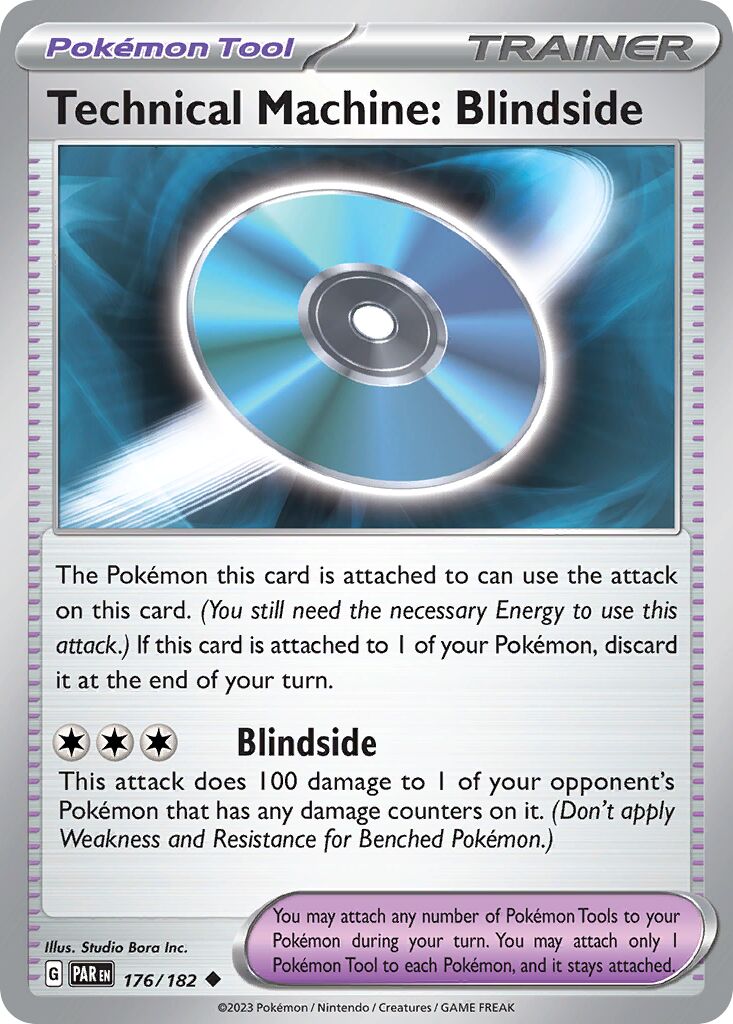 Technical Machine: Blindside 176 — Play! Pokémon Prize Pack Series Six (English Pokémon TCG card)