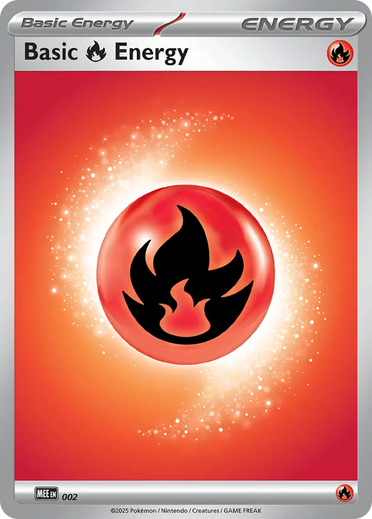 Basic Fire Energy 002 — Play! Pokémon Prize Pack Series Eight (English Pokémon TCG card)