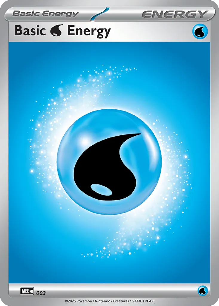 Basic Water Energy 003 — Play! Pokémon Prize Pack Series Eight (English Pokémon TCG card)