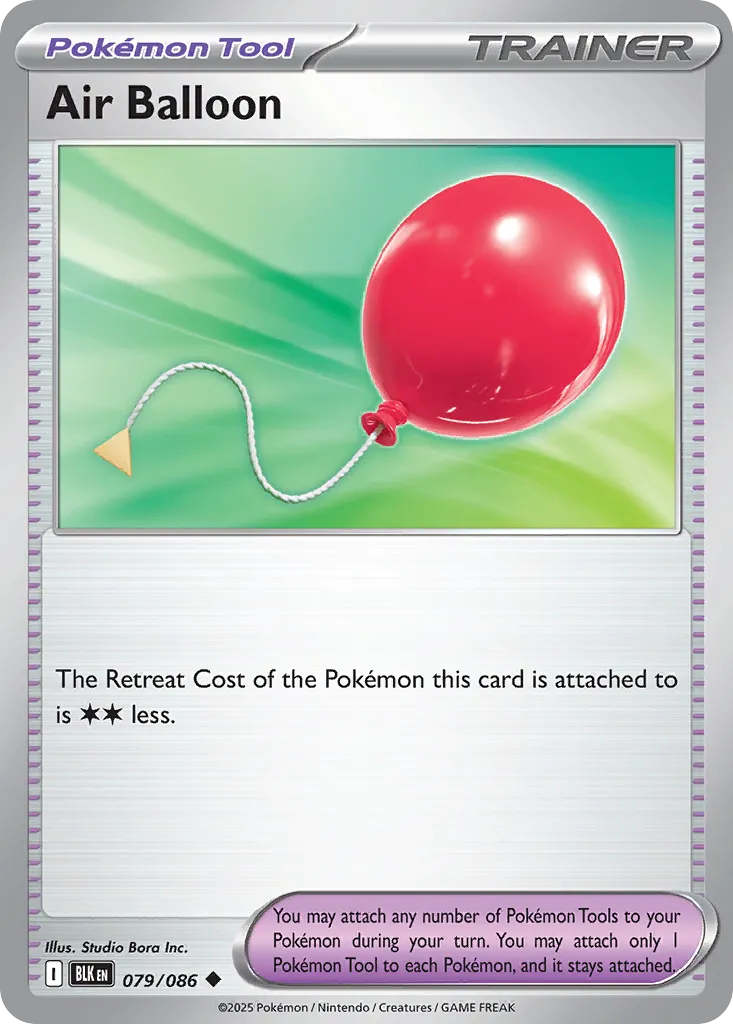 Air Balloon 079 — Play! Pokémon Prize Pack Series Eight (English Pokémon TCG card)