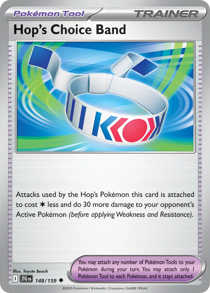 Hop's Choice Band 148 — Play! Pokémon Prize Pack Series Eight (English Pokémon TCG card)