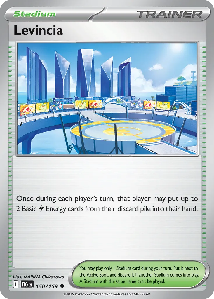 Levincia 150 — Play! Pokémon Prize Pack Series Eight (English Pokémon TCG card)