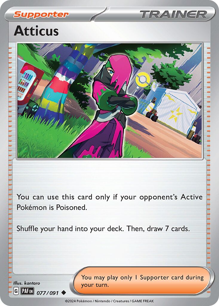 Atticus 077 — Play! Pokémon Prize Pack Series Five (English Pokémon TCG card)