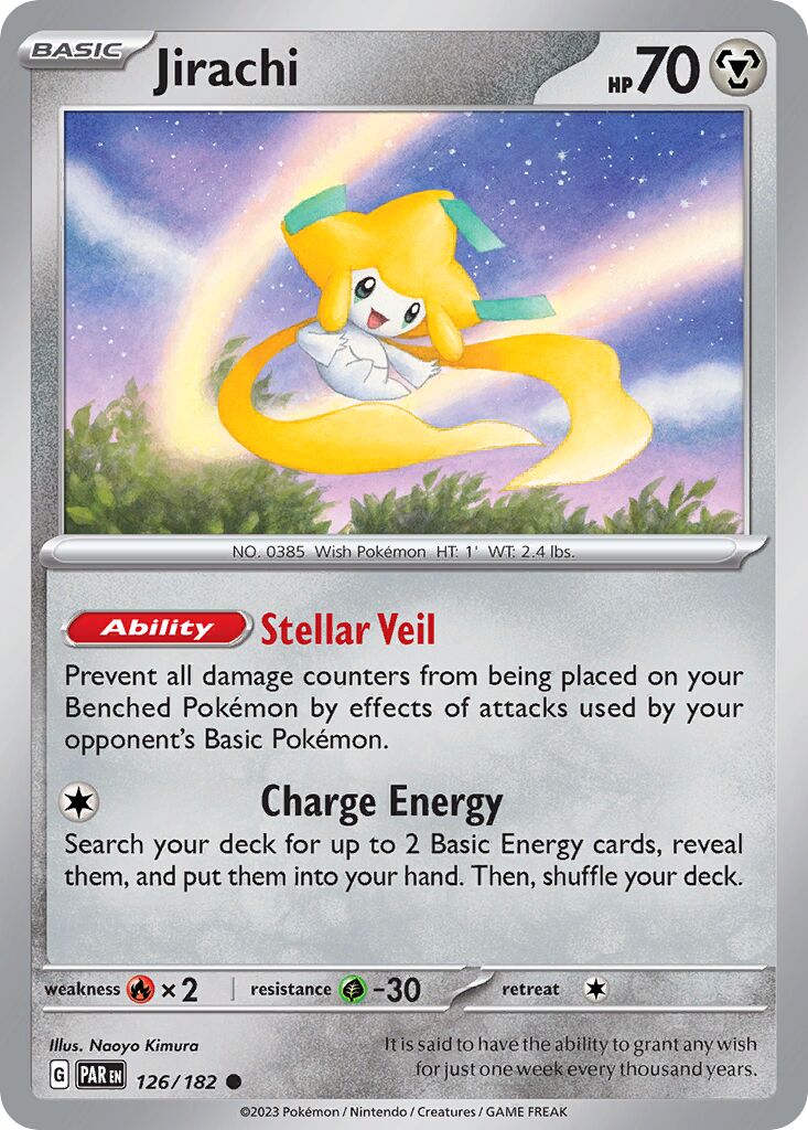 Jirachi 126 — Play! Pokémon Prize Pack Series Five (English Pokémon TCG card)