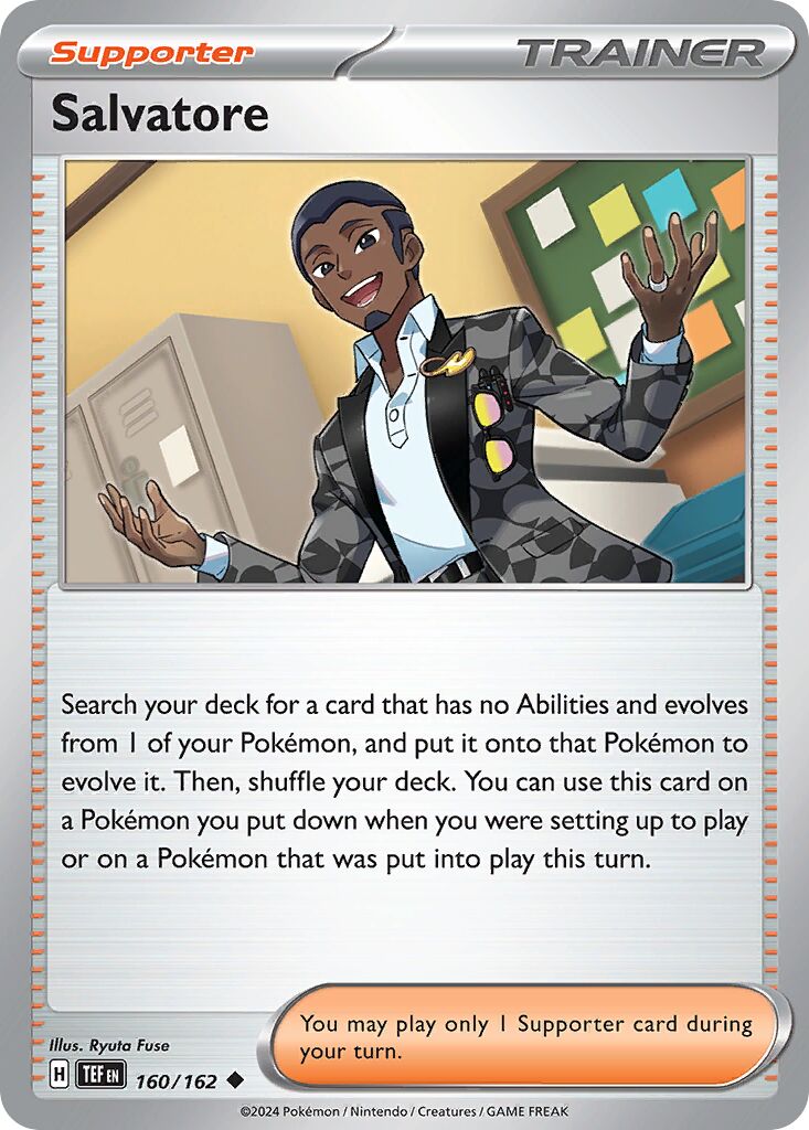 Salvatore 160 — Play! Pokémon Prize Pack Series Five (English Pokémon TCG card)