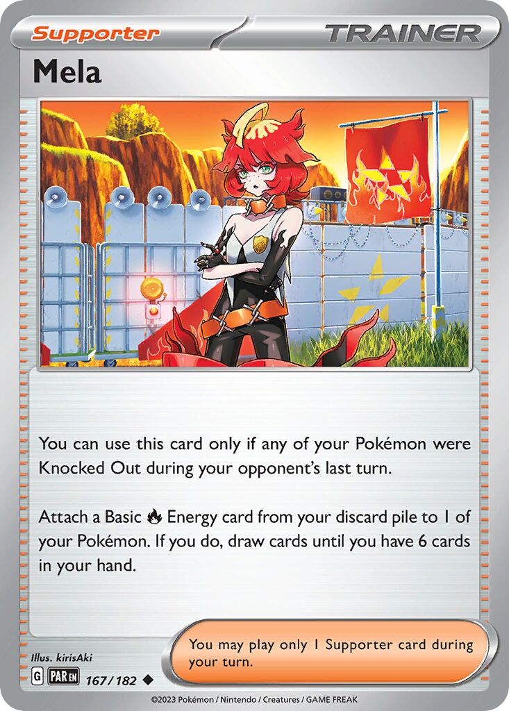 Mela 167 — Play! Pokémon Prize Pack Series Five (English Pokémon TCG card)