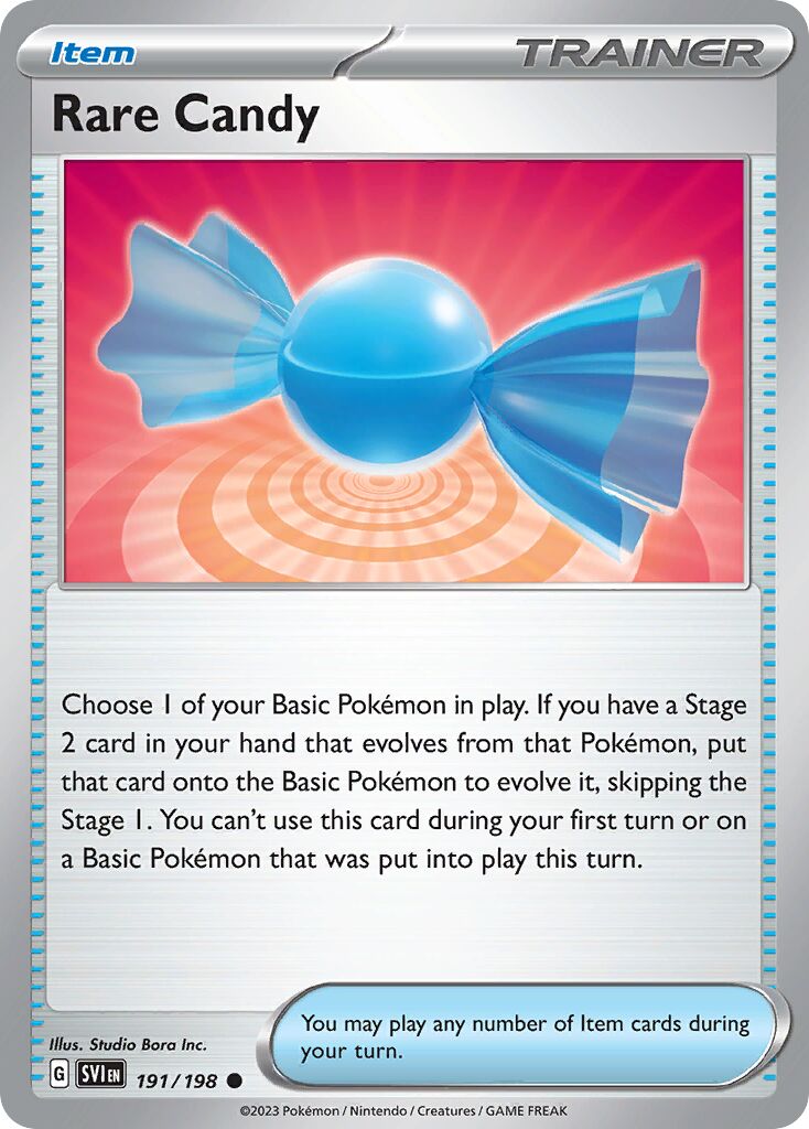 Rare Candy 191 — Play! Pokémon Prize Pack Series Five (English Pokémon TCG card)