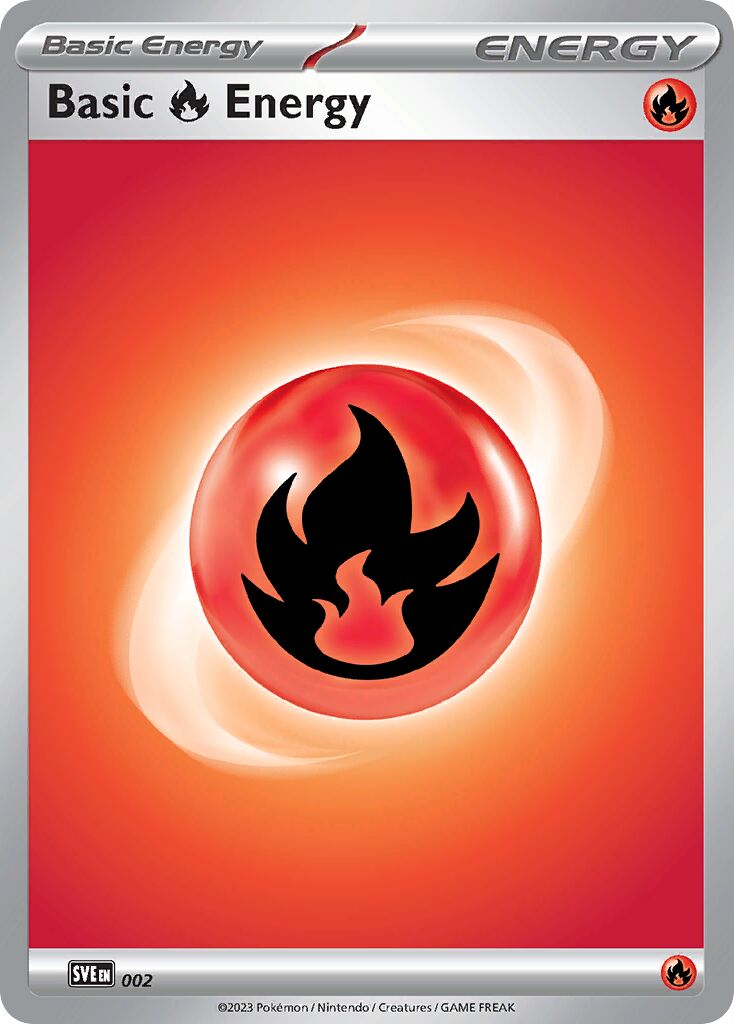 Basic Fire Energy 002 — Play! Pokémon Prize Pack Series Four (English Pokémon TCG card)