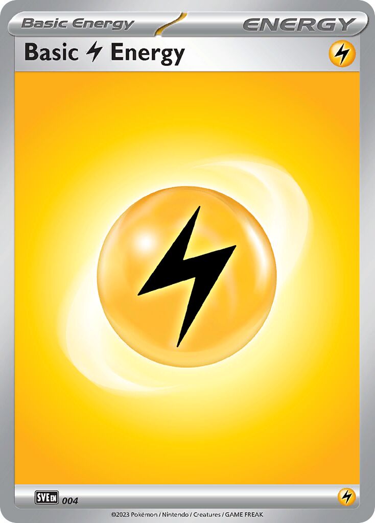 Basic Lightning Energy 004 — Play! Pokémon Prize Pack Series Four (English Pokémon TCG card)