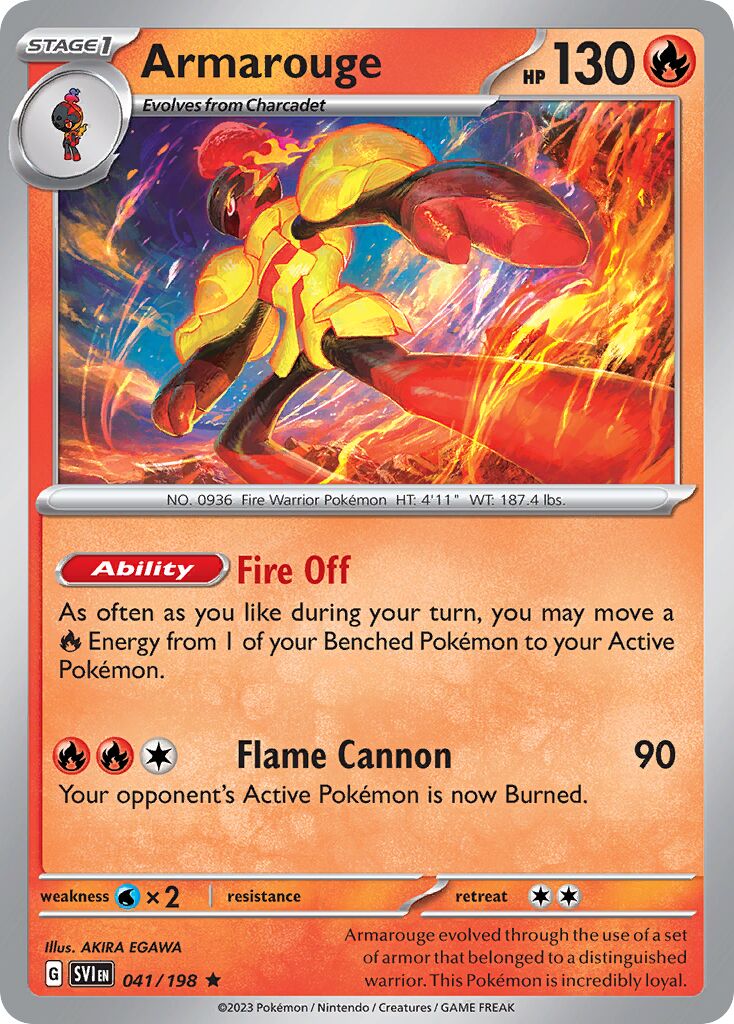 Armarouge 041 — Play! Pokémon Prize Pack Series Four (English Pokémon TCG card)