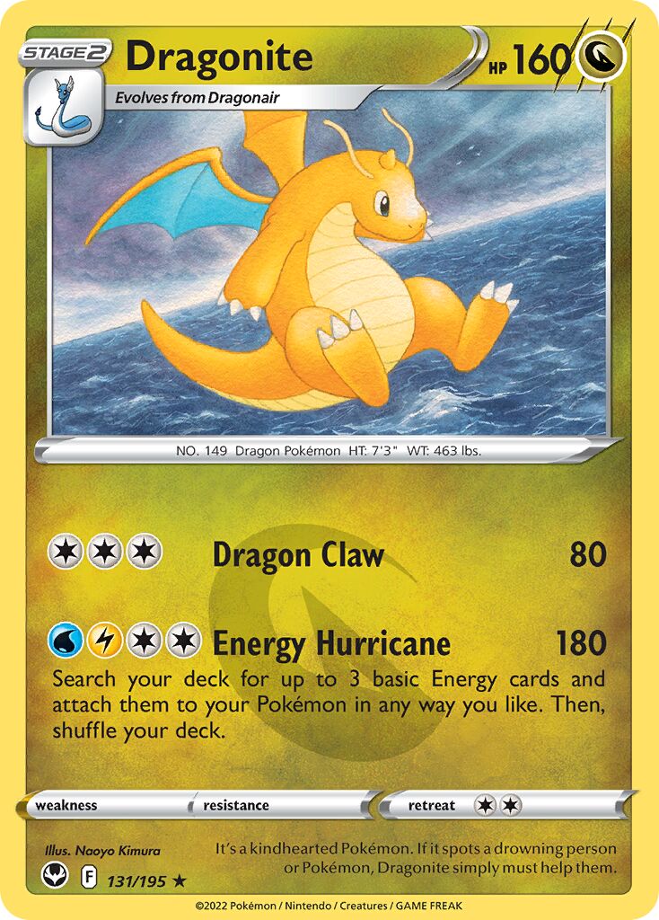 Dragonite 131 — Play! Pokémon Prize Pack Series Four (English Pokémon TCG card)