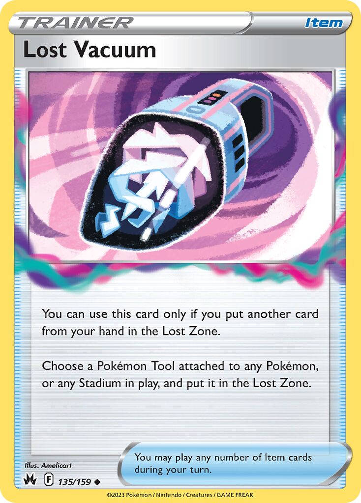 Lost Vacuum 135 — Play! Pokémon Prize Pack Series Four (English Pokémon TCG card)