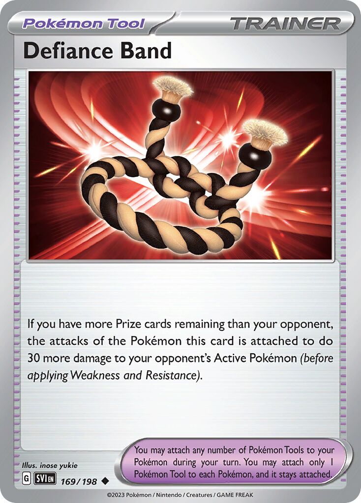 Defiance Band 169 — Play! Pokémon Prize Pack Series Four (English Pokémon TCG card)