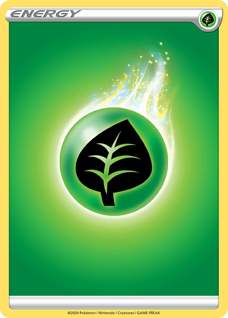 Grass Energy 001 — Play! Pokémon Prize Pack Series One (English Pokémon TCG card)