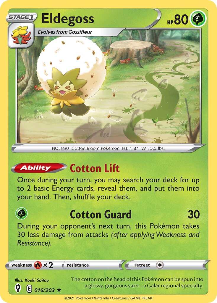 Eldegoss 016 — Play! Pokémon Prize Pack Series One (English Pokémon TCG card)
