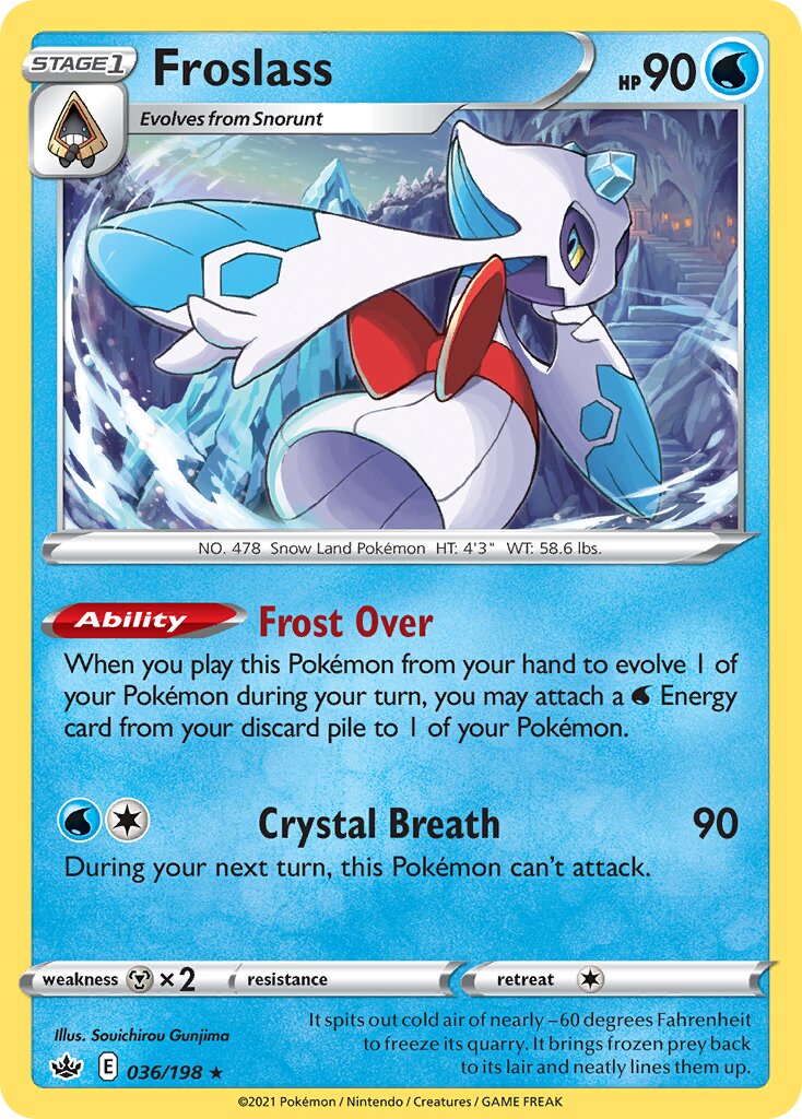 Froslass 036 — Play! Pokémon Prize Pack Series One (English Pokémon TCG card)
