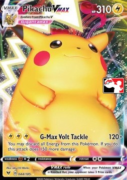 Pikachu VMAX 044 — Play! Pokémon Prize Pack Series One (English Pokémon TCG card)