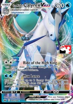 Ice Rider Calyrex VMAX 046 — Play! Pokémon Prize Pack Series One (English Pokémon TCG card)