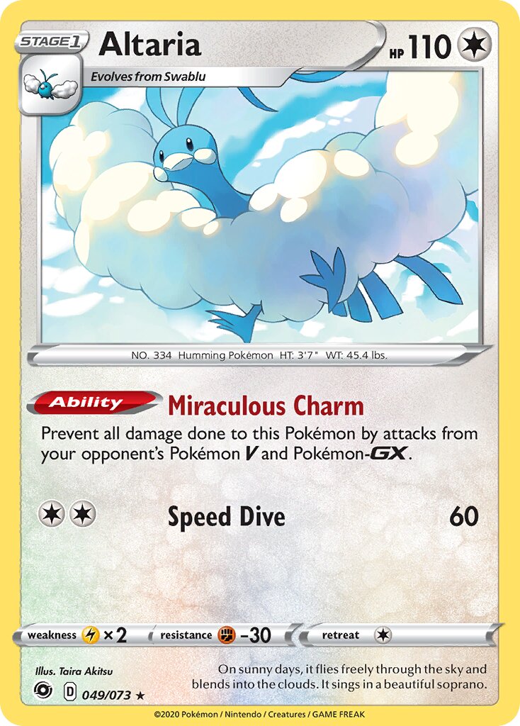 Altaria 049 — Play! Pokémon Prize Pack Series One (English Pokémon TCG card)
