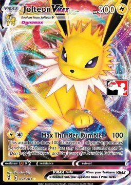 Jolteon VMAX 051 — Play! Pokémon Prize Pack Series One (English Pokémon TCG card)