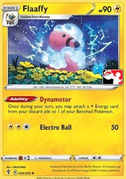 Flaaffy 055 — Play! Pokémon Prize Pack Series One (English Pokémon TCG card)