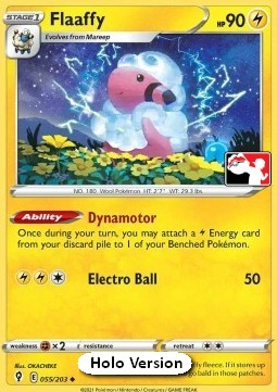 Flaaffy 055 — Play! Pokémon Prize Pack Series One (English Pokémon TCG card)