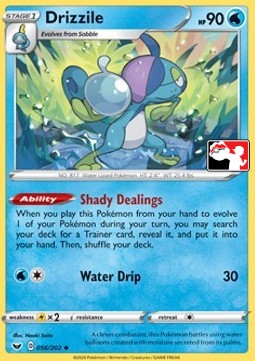 Drizzile 056 — Play! Pokémon Prize Pack Series One (English Pokémon TCG card)