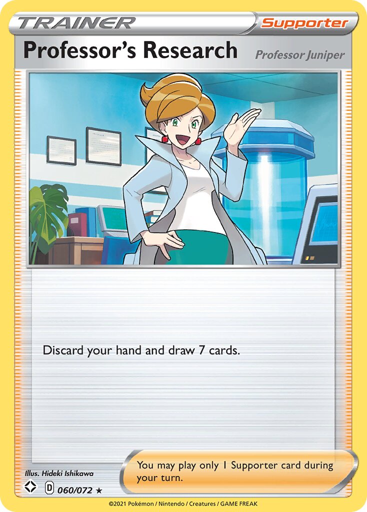 Professor's Research 060 — Play! Pokémon Prize Pack Series One (English Pokémon TCG card)