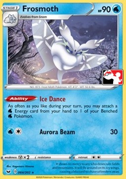 Frosmoth 064 — Play! Pokémon Prize Pack Series One (English Pokémon TCG card)