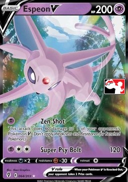 Espeon V 064 — Play! Pokémon Prize Pack Series One (English Pokémon TCG card)