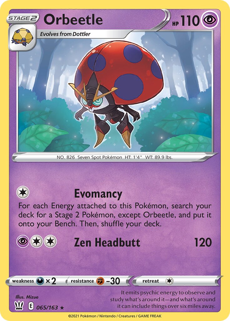 Orbeetle 065 — Play! Pokémon Prize Pack Series One (English Pokémon TCG card)