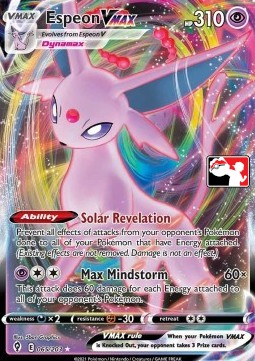 Espeon VMAX 065 — Play! Pokémon Prize Pack Series One (English Pokémon TCG card)
