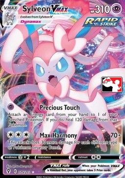 Sylveon VMAX 075 — Play! Pokémon Prize Pack Series One (English Pokémon TCG card)